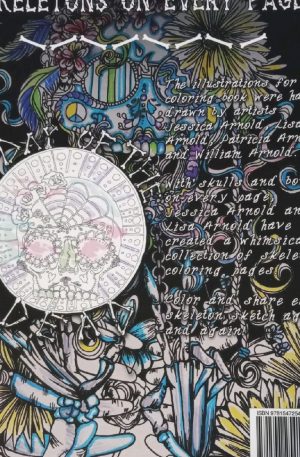 Skeleton Sketches Coloring Book Autographed Print Copy
