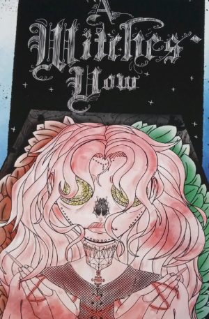A Witch’s Vow Coloring Book by J. Arnold Autographed Print Copy