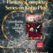 This ad features a Bookfunnel promotion that highlights complete fantasy series on Kobo Plus. The ad has a glowing gold spiral on a deep blue background as a backdrop and a book cover for Draekkon's Fire by Tricia Arnold.