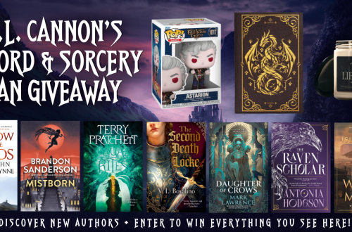 The C.L. Cannon Sword and Sorcery Giveaway is live! The graphic has a selection of fantasy books offered by amazing authors.
