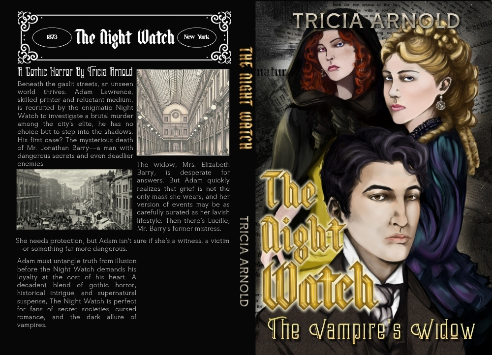 The Night Watch Print book cover designed by Lia Renee