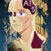 A.I. 5 book cover design by J. Arnold. The cover is a digital illustration featuring the bust of a human-like robot who seems to be struggling with his identity.